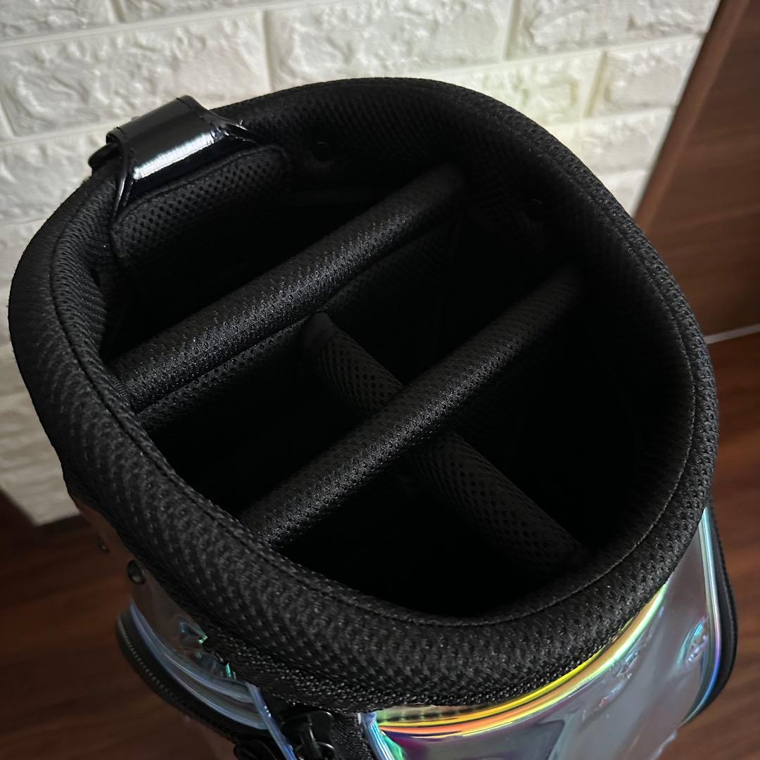 未使用 本間ゴルフ スケルトン クリアキャディバッグ CB12060