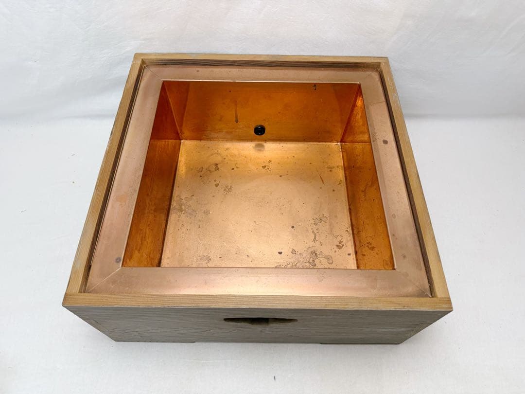 茶道具 焼杉 置炉 野々田電熱器 電気炭 敬典造 丸釜釜印 3点セット 元箱