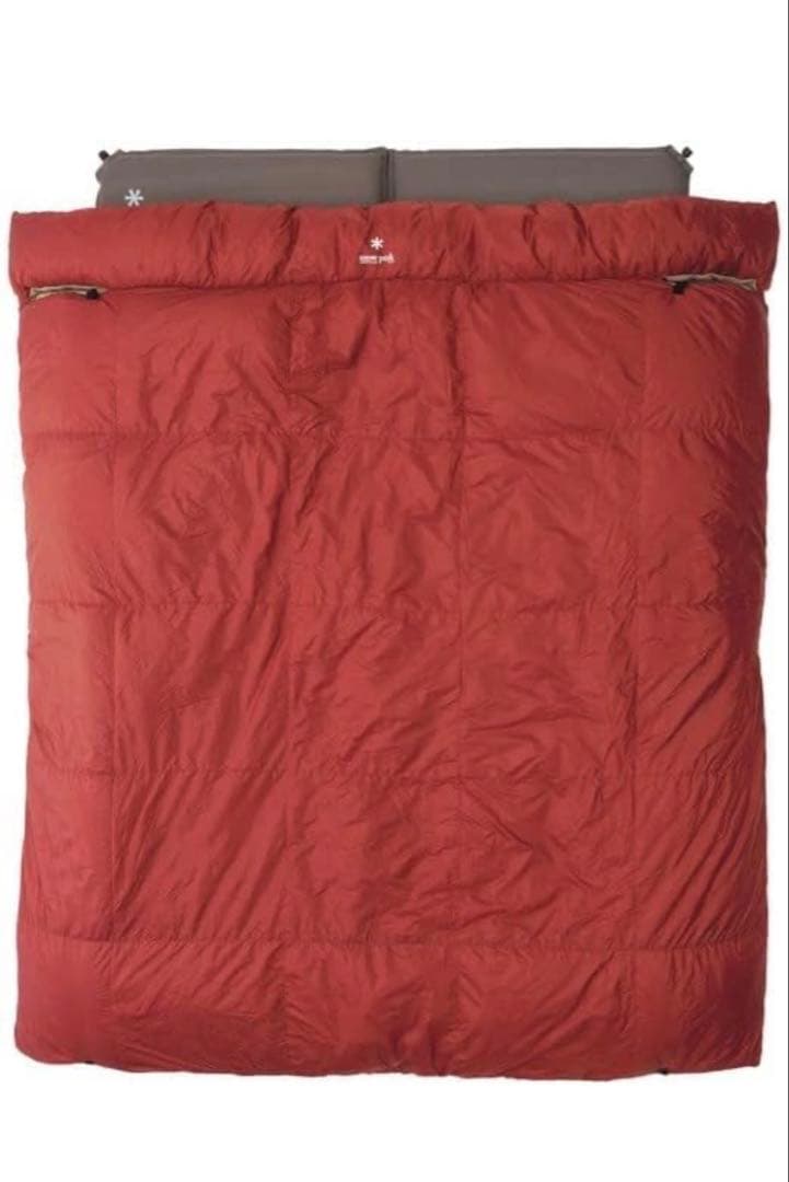 美品　スノピーク　ダブルマット BD-051 寝袋 -15℃対応