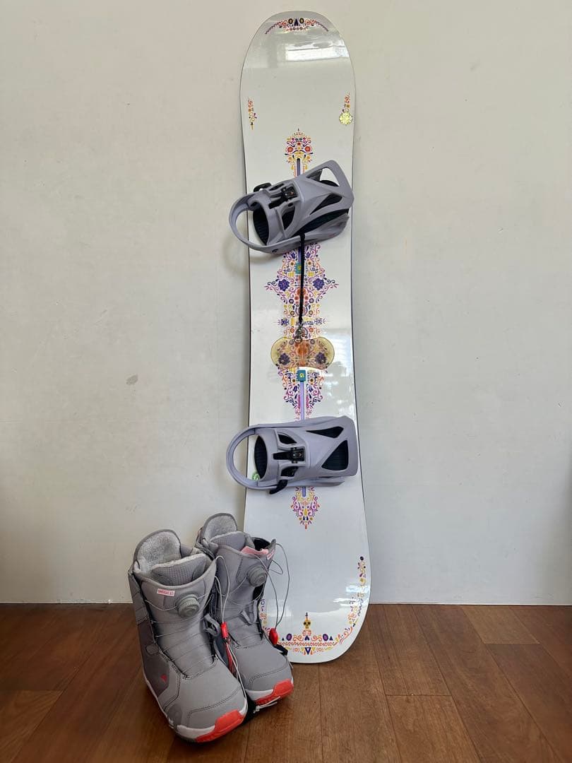 BURTON スノーボードとブーツセット ステップオン　レディース