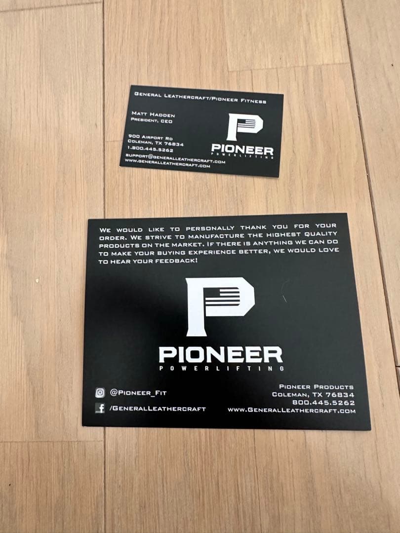 【週末値下】PIONEER CUT Prong Belt 10mm Sサイズ