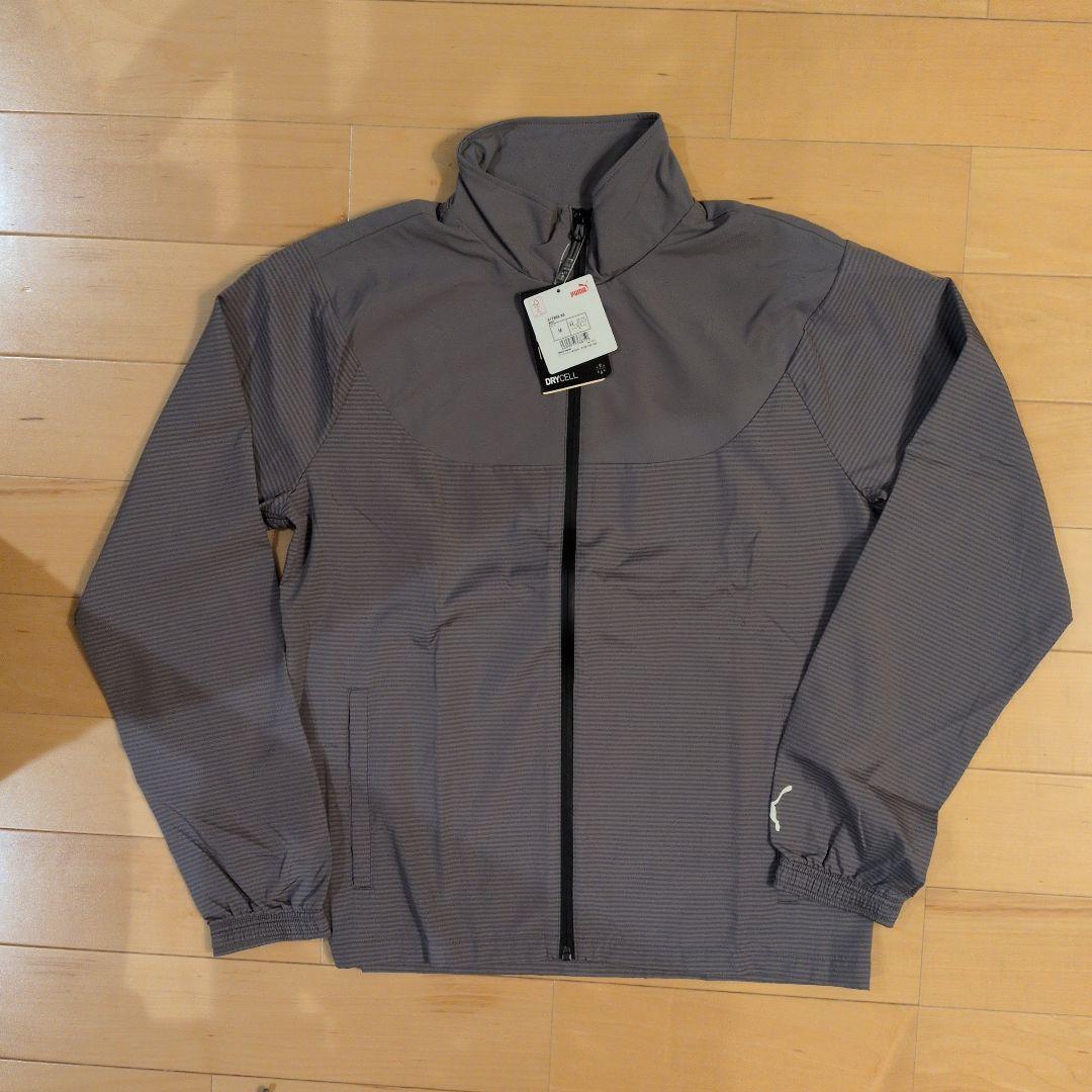 新品　サイズМ　プーマ　ウィンドジャケットパンツ　セットアップ　グレー