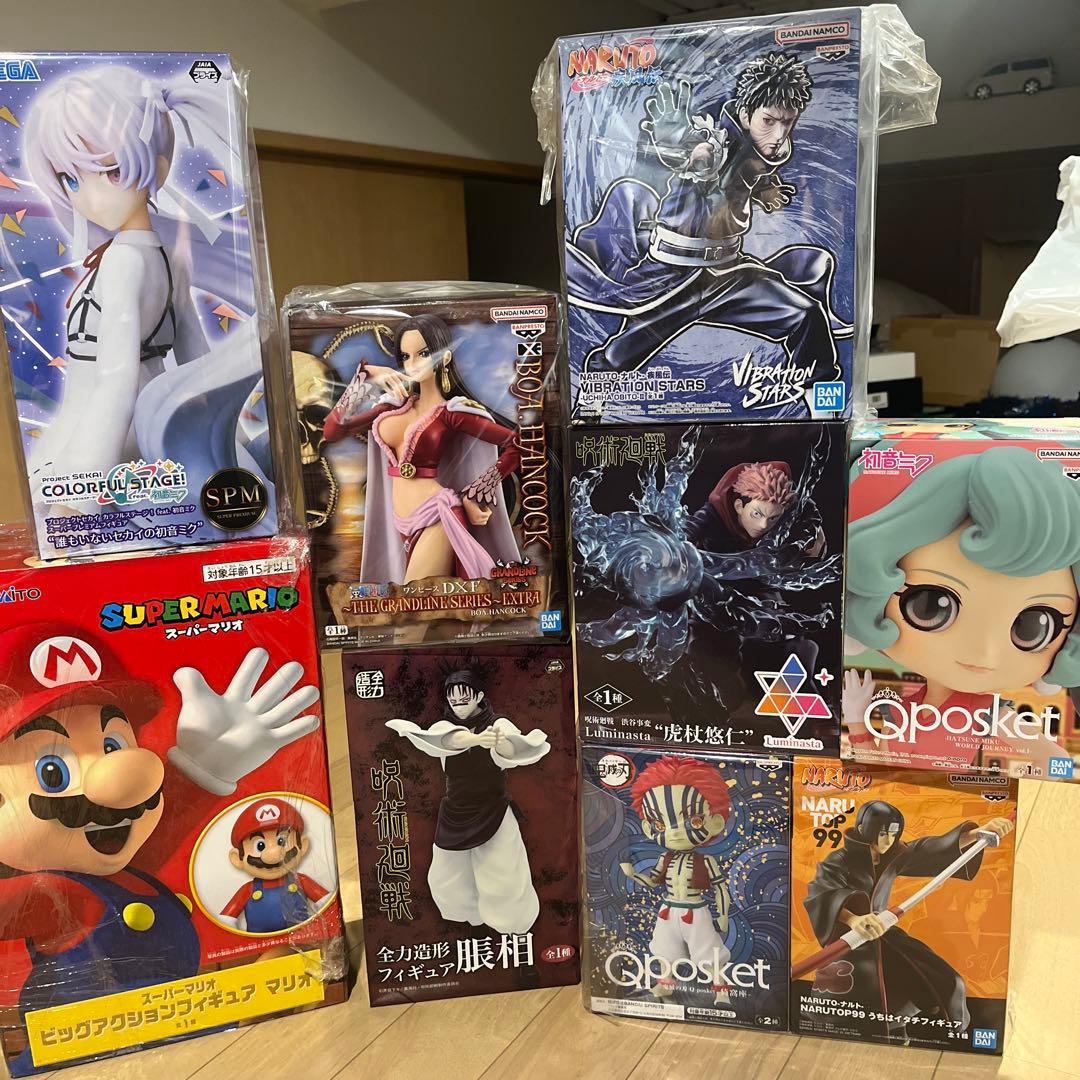 フィギュアセット - レム、ハンコック、Narutoマリオなど