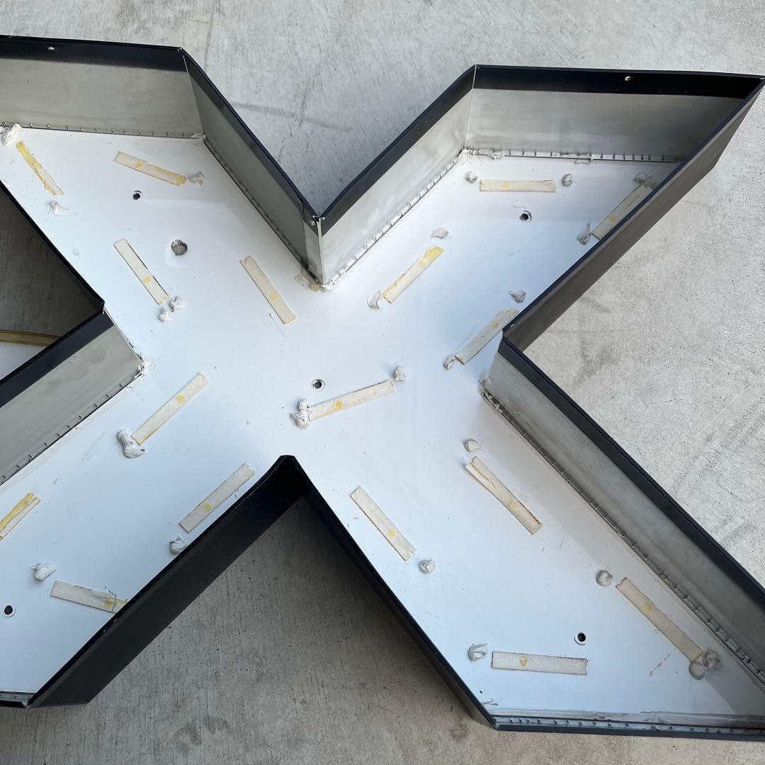 X 看板 アルファベット レターサイン 文字 アメリカ ビンテージ アンティーク