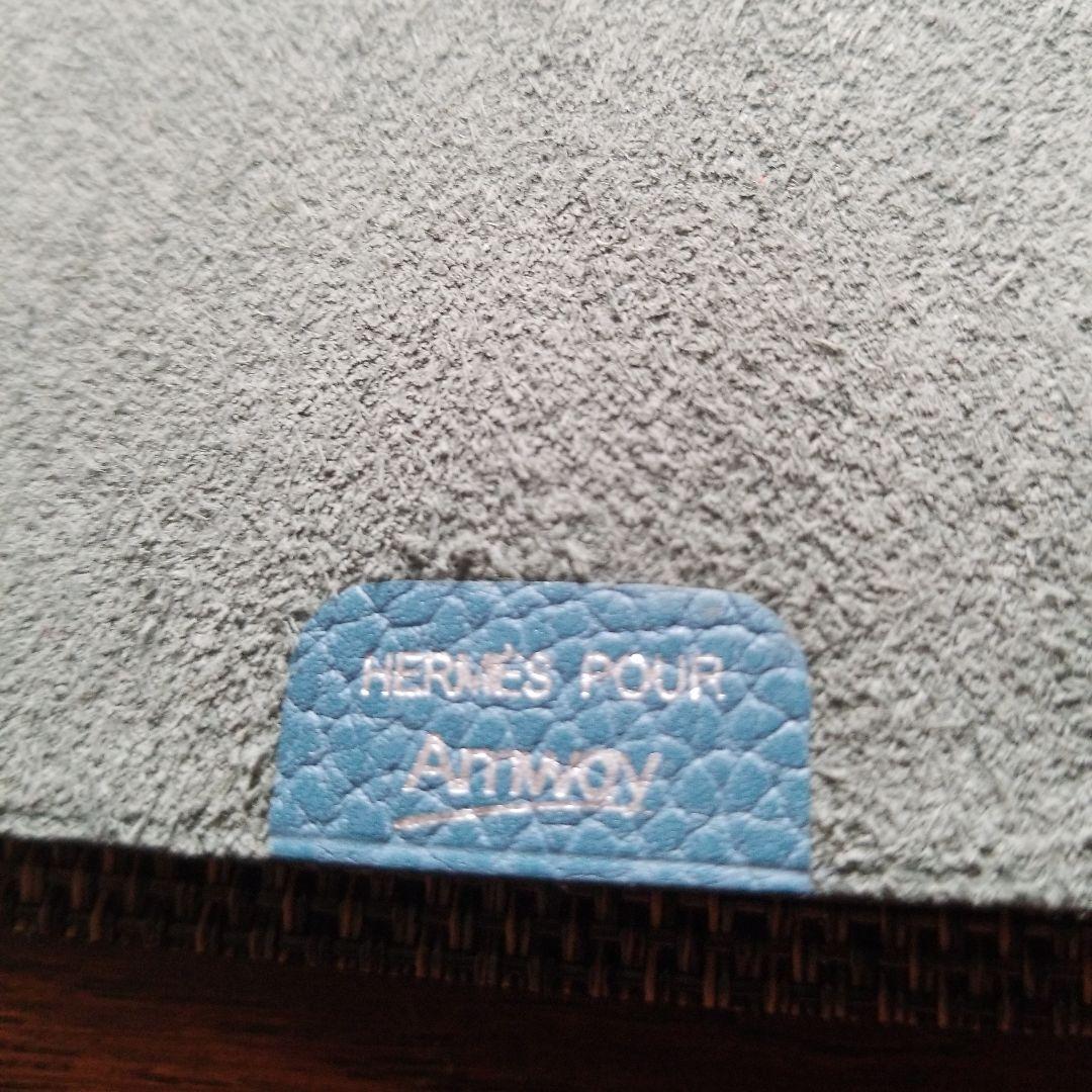 kiki様　HERMES 青 レザー リングノート　新品未使用　ブルージーン