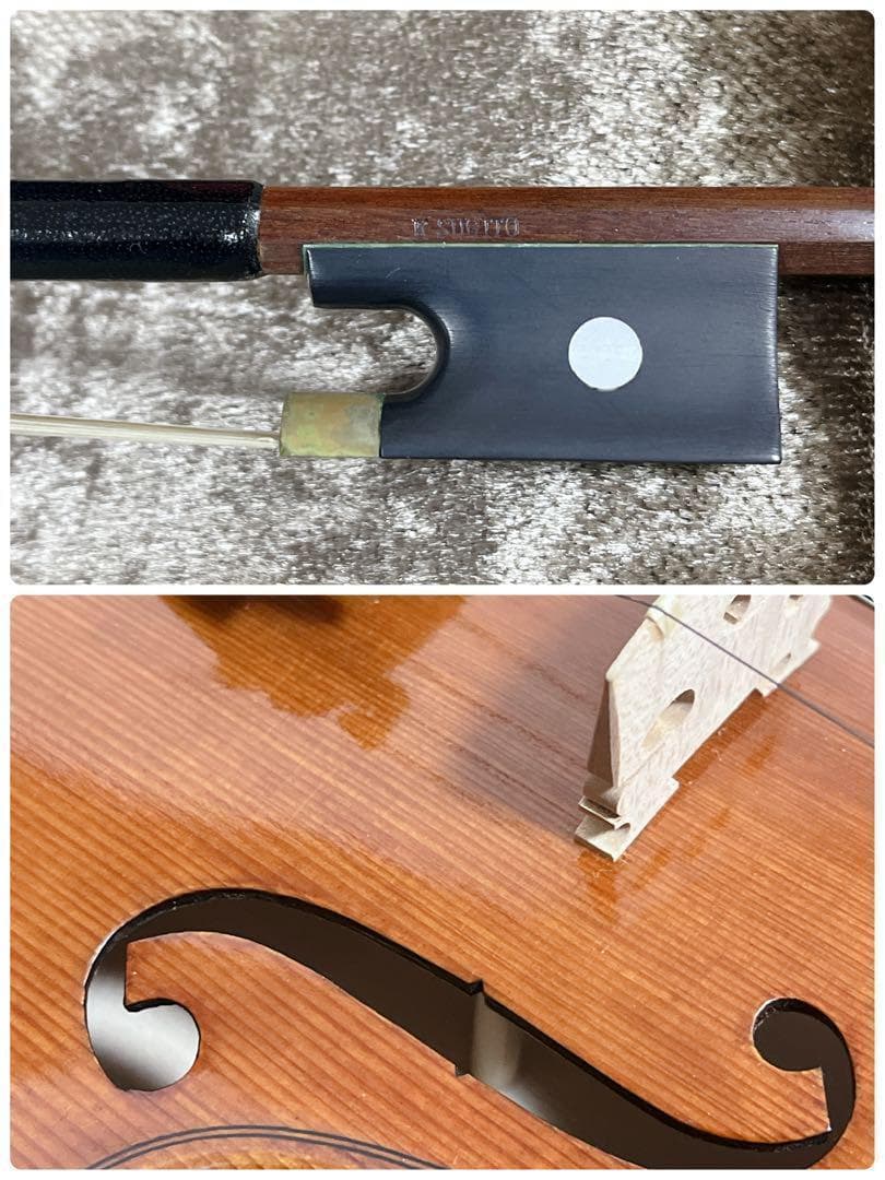 【美品】SUZUKI バイオリン No.520 4/4 1994年製 弓 杉藤
