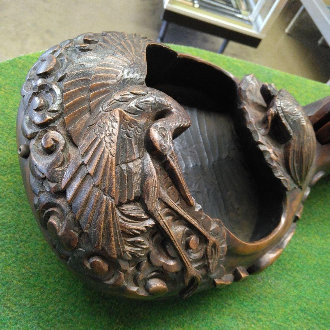 ち*ー様 木製彫刻 亀のデザイン