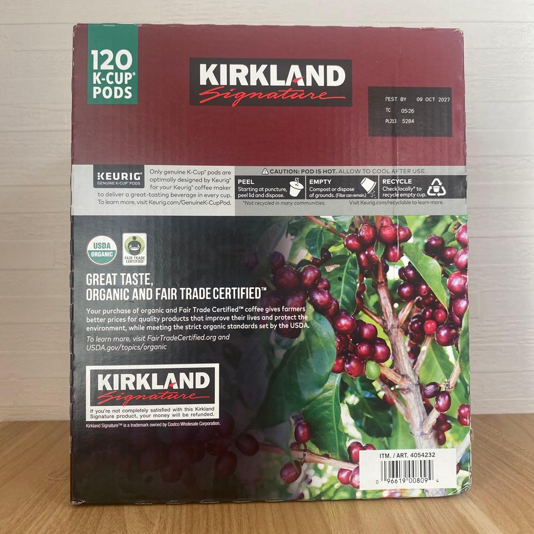 Pacific Bold オーガニック　ダークロースト　120個 K-Cup