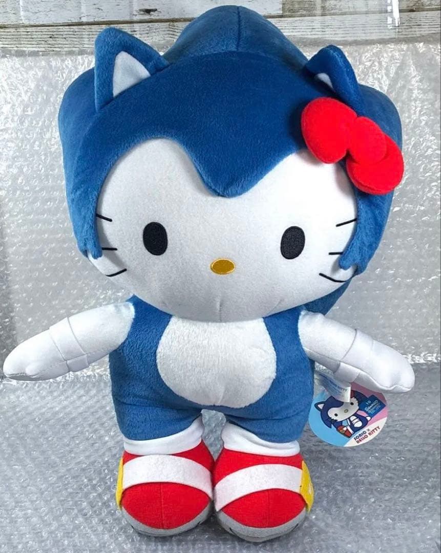 ソニック　ハローキティ スーパージャンボぬいぐるみ