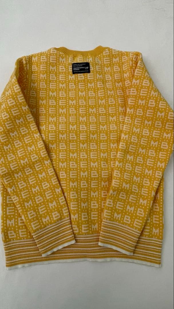 MASTER BUNNY EDITION セーター L1サイズイエロー