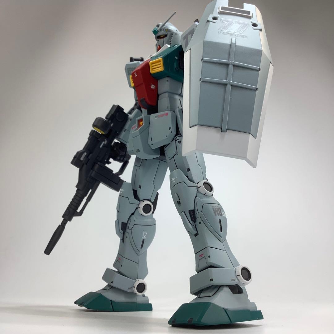 プレバン限定 HG RGM-79 スレッガー専用ジム 塗装済完成品