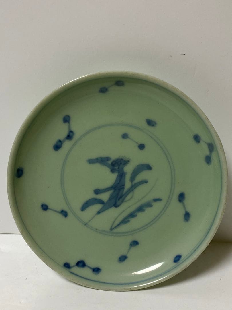 骨董品　中国磁器　大化年製　青磁 染付 レア　希少　コレクション