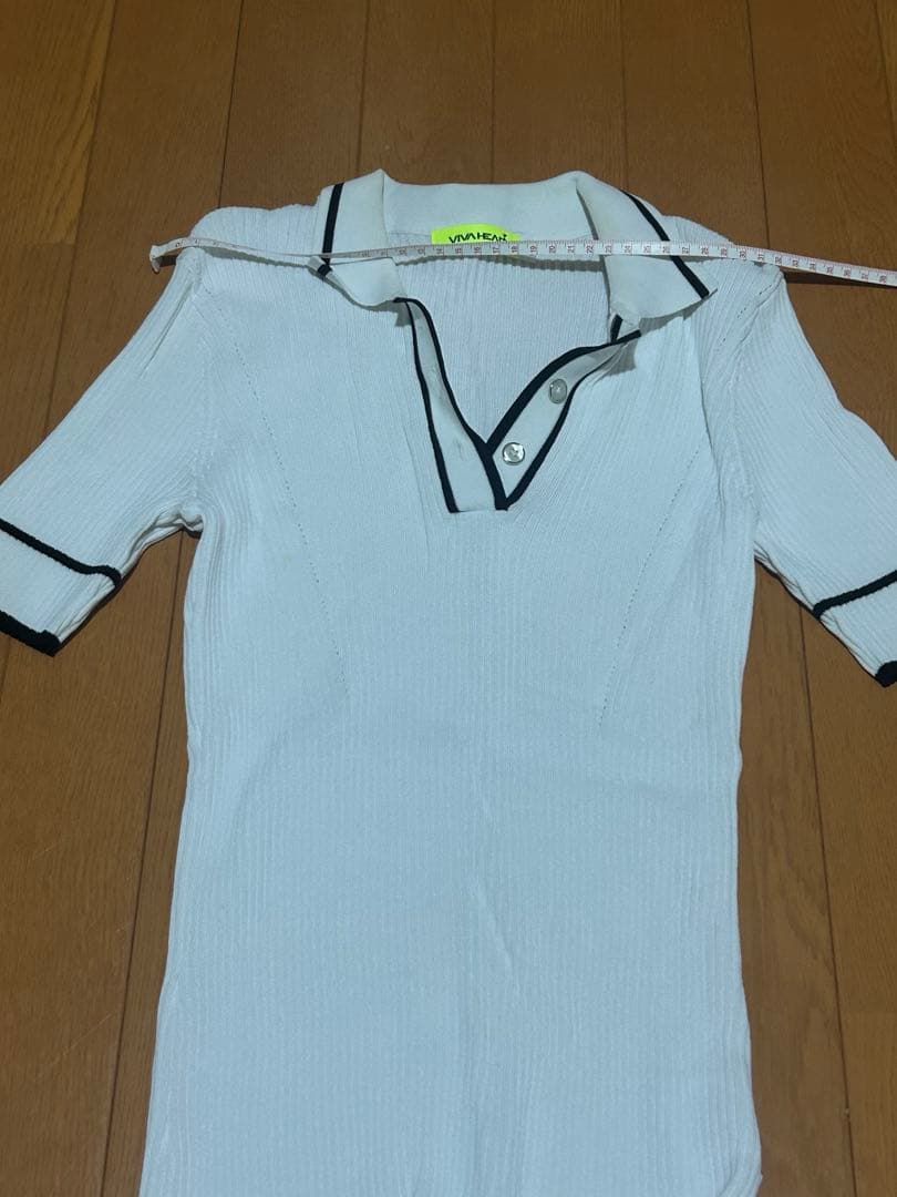 ビバハート 可愛いポロシャツ✨️とヒラヒラスカートセット