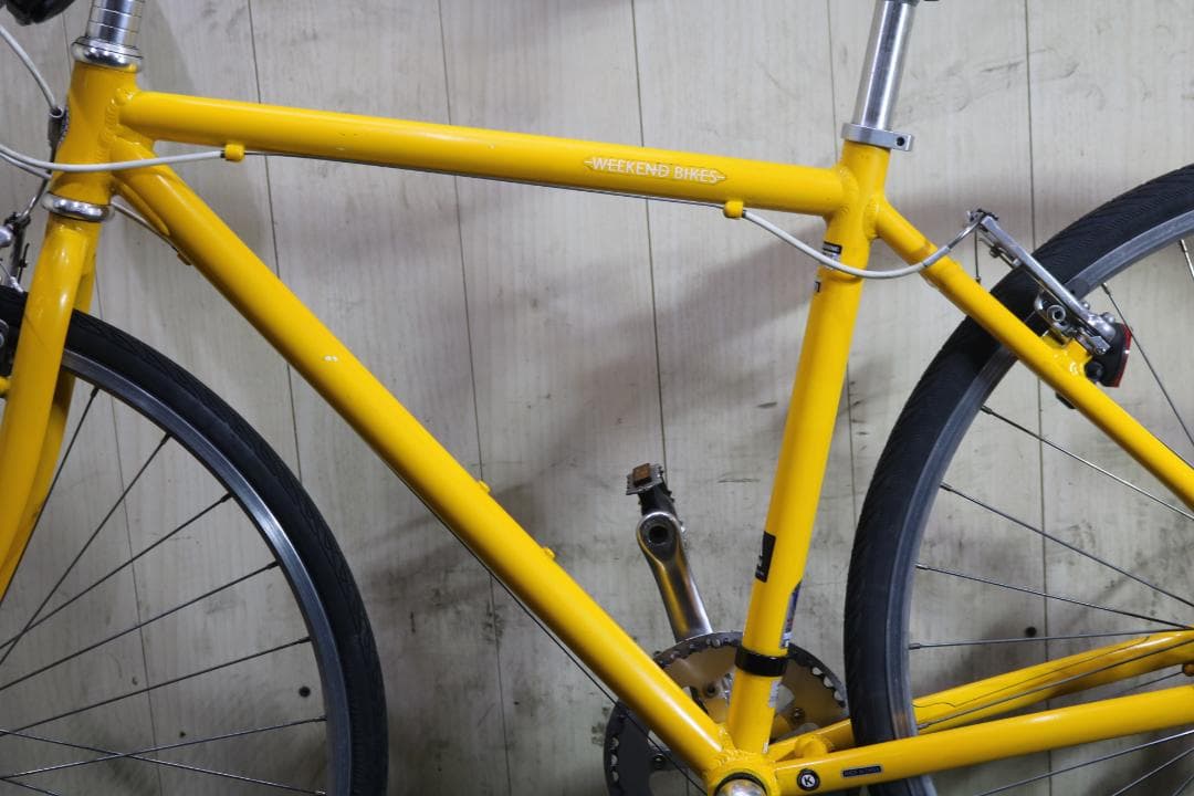 あさひ製WEEKEND アルミ 700C シマノ7速 460mm YELLOW