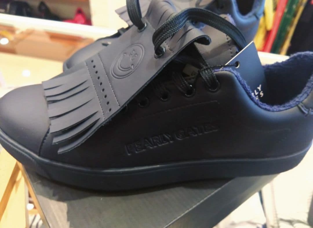 パーリーゲイツ　キルトタンローカット ゴルフシューズ　牛革レザ