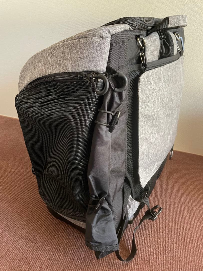 エアバギー　3WAYバッグパック　リュク　ワイドサイズ　クールグレー
