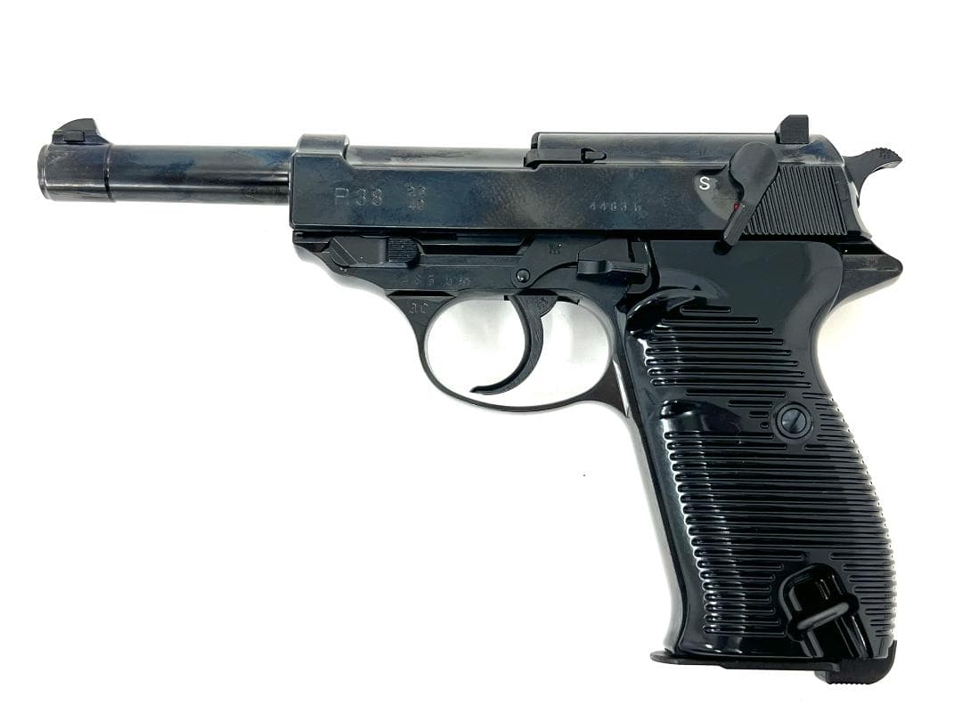 周*平様 マルゼン ワルサーP38 ガスブローバック ブラックメタル 未使用新品