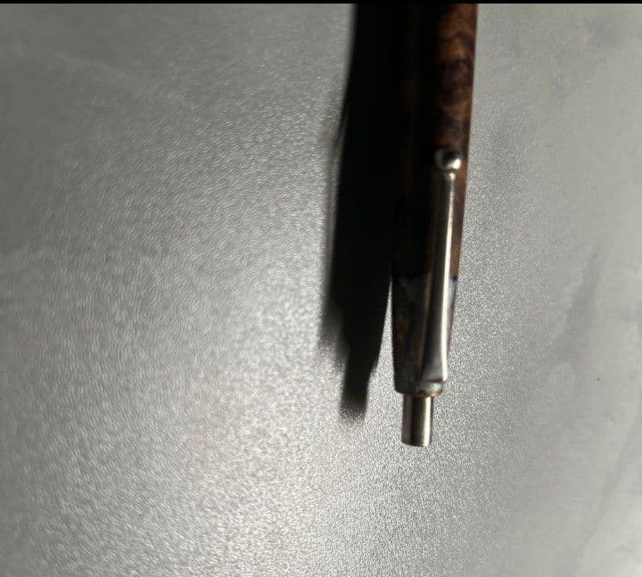 野原工芸 スタンダードボールペン マーブルウッド 玉クリップ リメイク