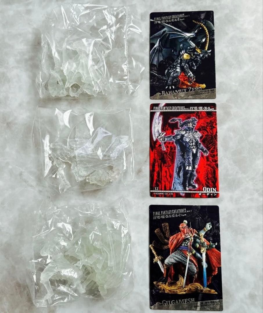 内袋未開封ファイナルファンタジークリーチャーズクリスタルバージョン 11体10種