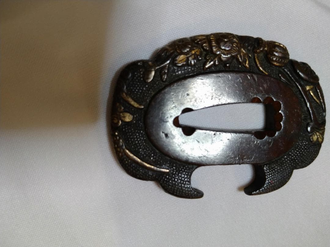 短刀脇差小鍔草葉の図