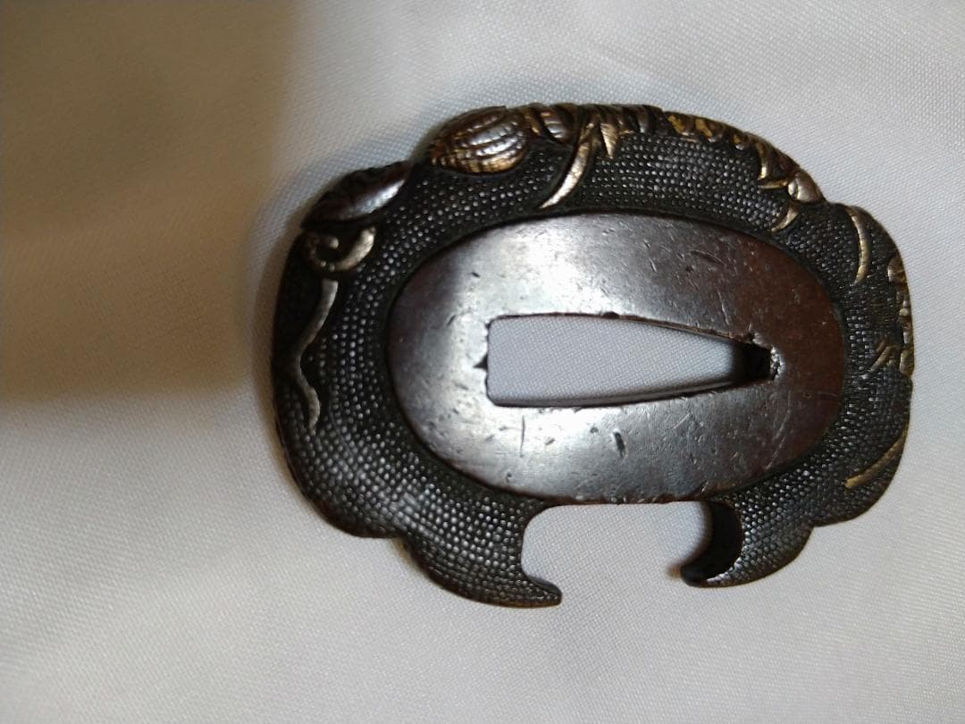 短刀脇差小鍔草葉の図