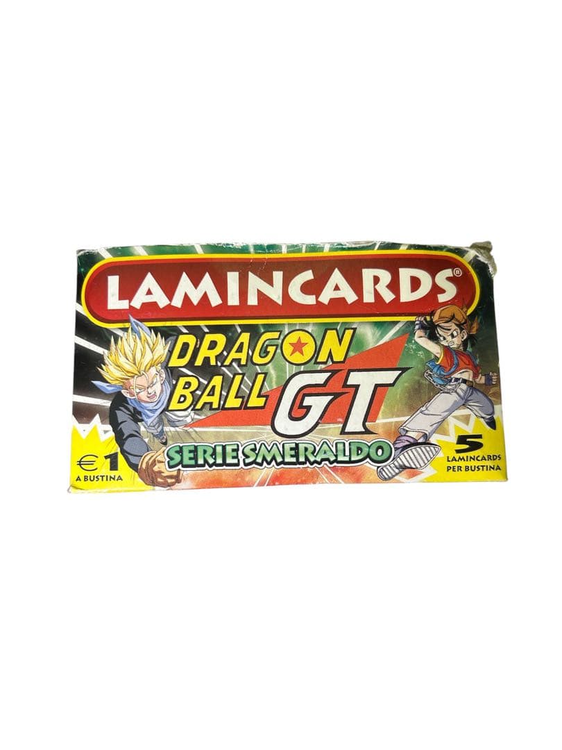 【超激レア・イタリア限定生産】ドラゴンボールGT ラミンカード 100枚＋箱