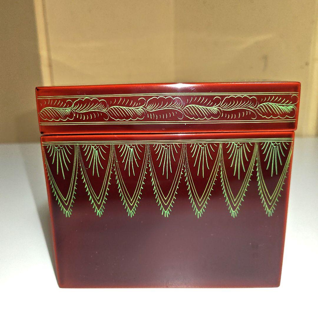 茶道具　きんま彫茶箱