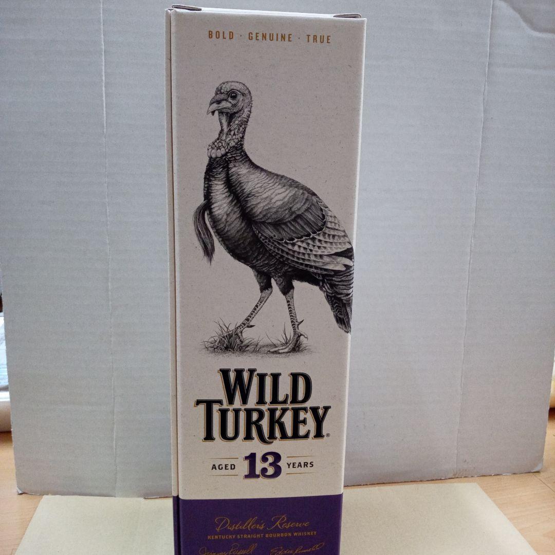 【終売品】 ワイルドターキー13年　箱付き・未開封品 お値下げしました。