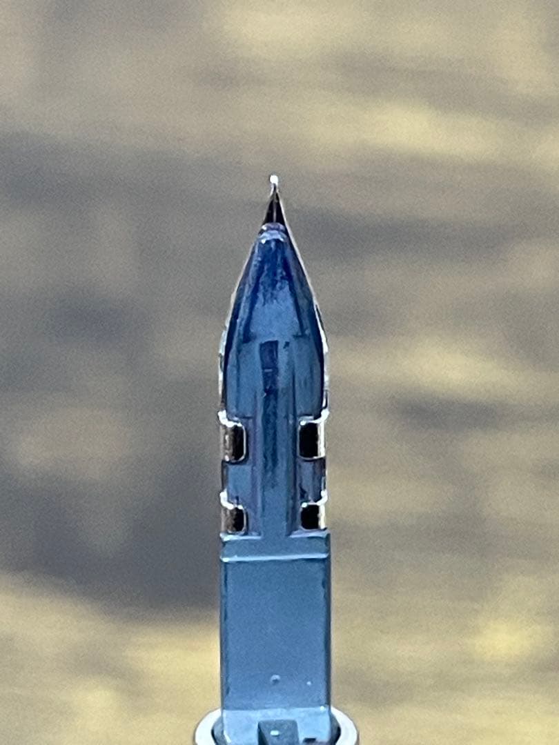 筆記確認＆洗浄済　キャップレス　マットブラック　18金　極細　パイロット　万年筆