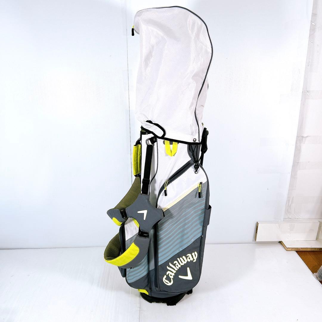 Callaway キャディバッグ スタンドバッグ ホワイト/グレー/イエロー