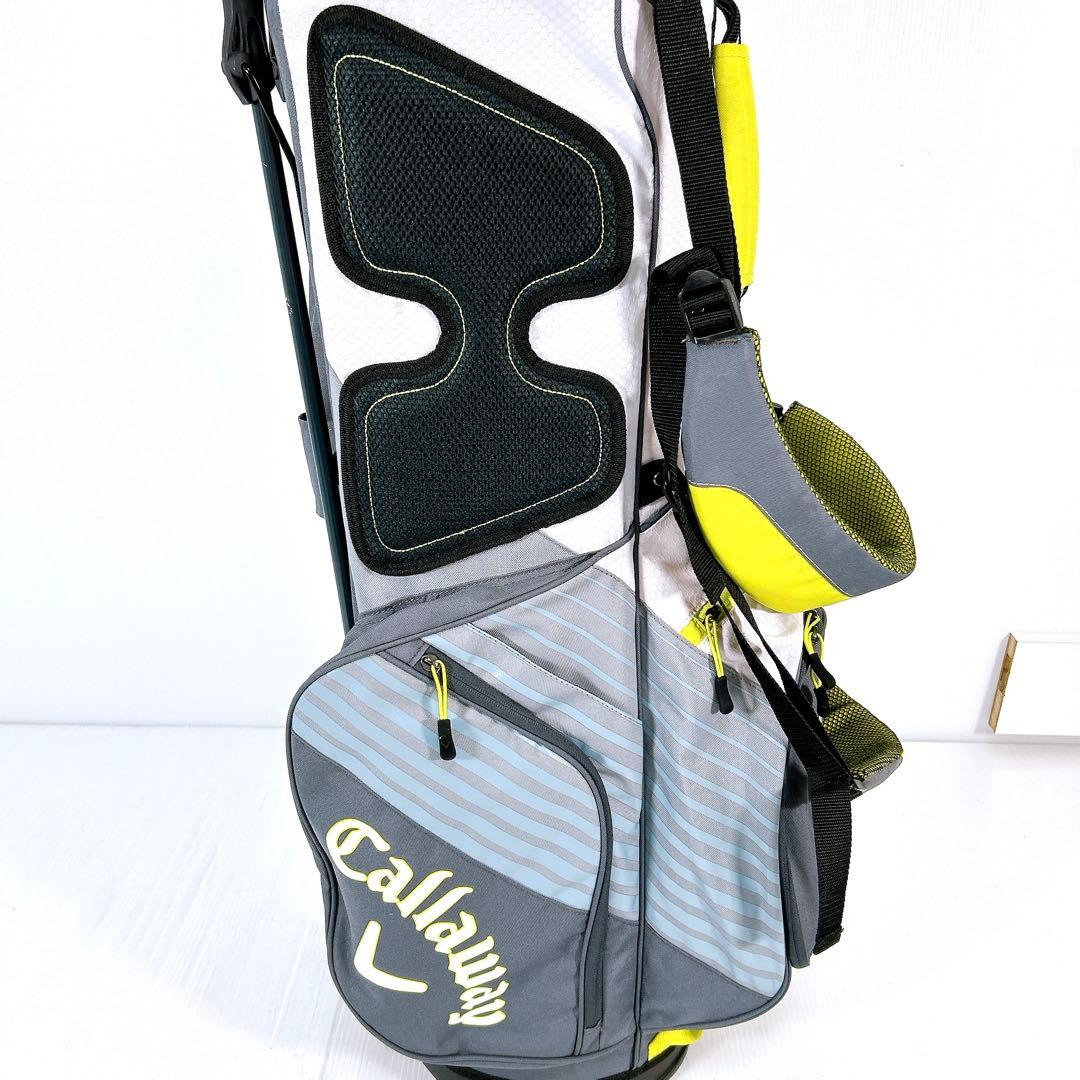 Callaway キャディバッグ スタンドバッグ ホワイト/グレー/イエロー