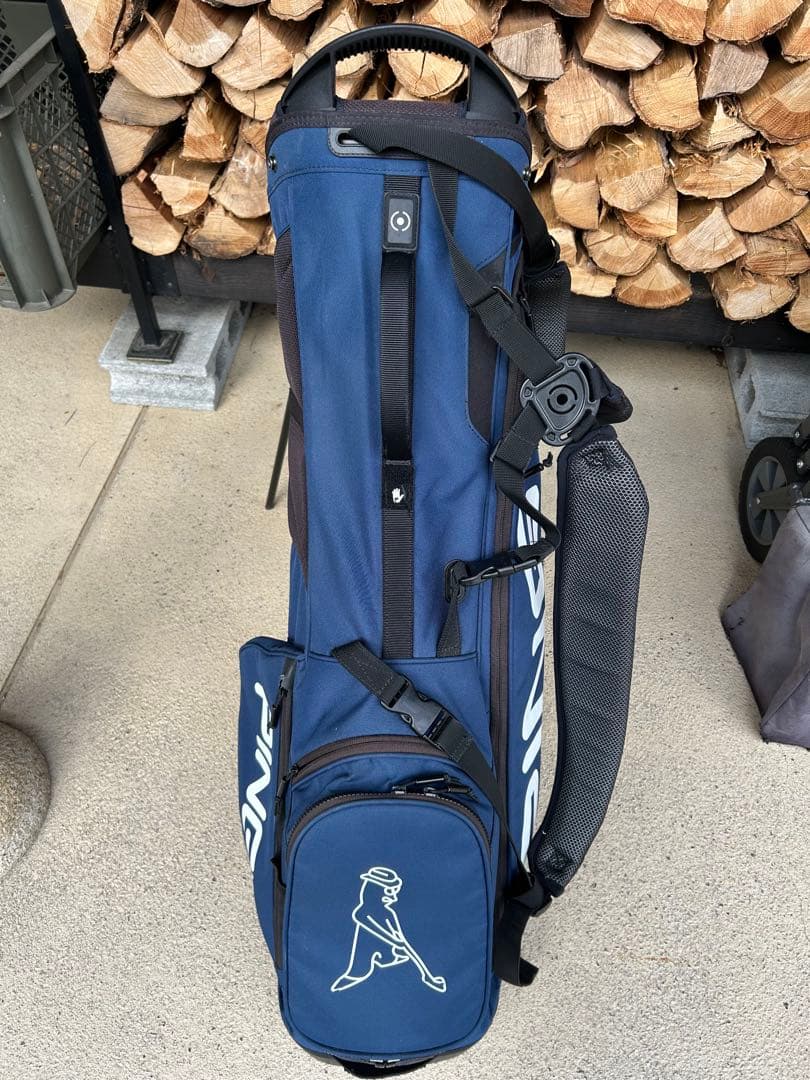 PING スタンドバッグ ネイビー