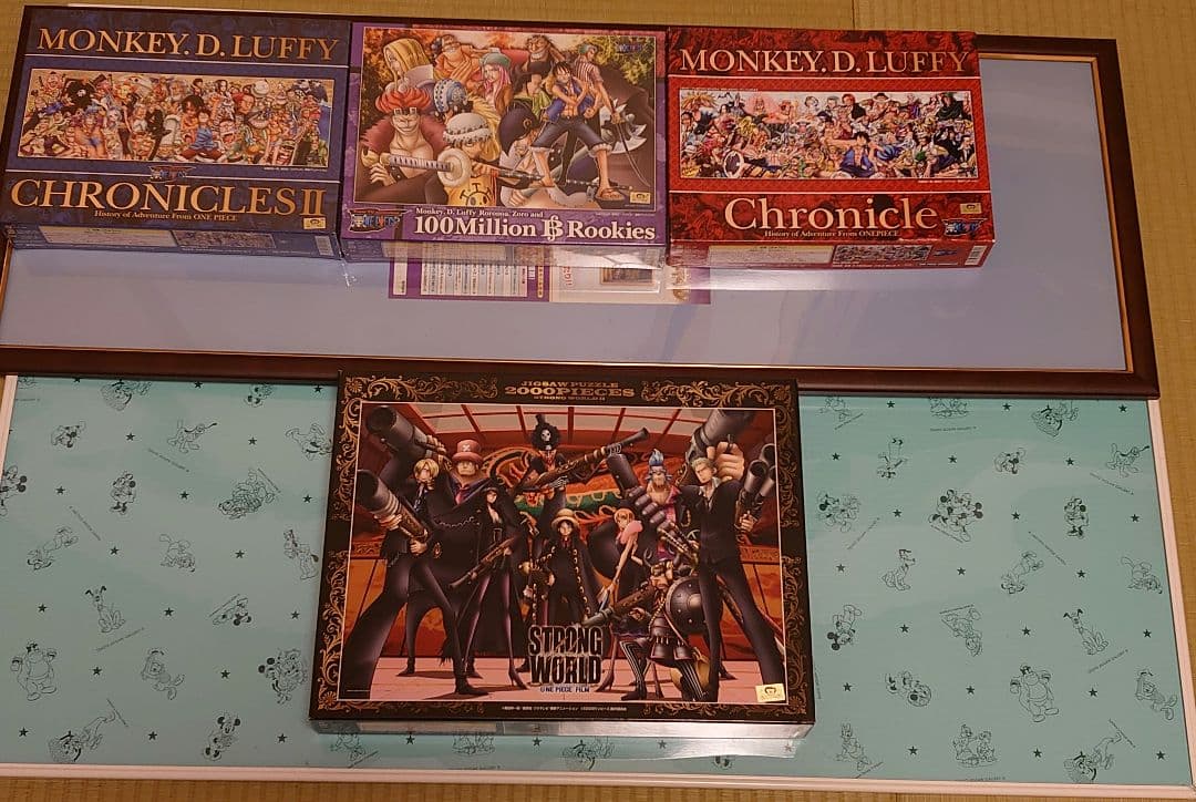 ワンピース ストロングワールド ジグソーパズル 4点まとめ売り パネル2枚付き
