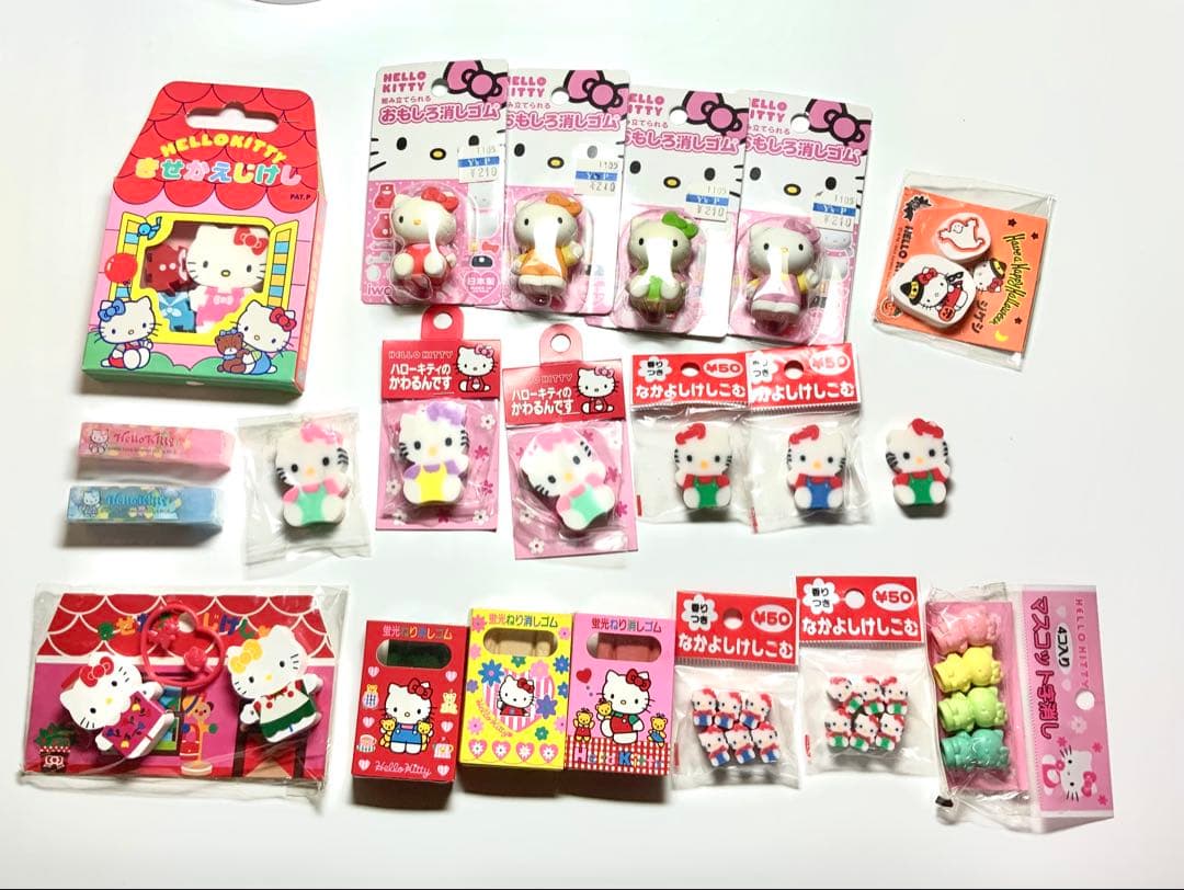 ハローキティ 消しゴム 22個セット