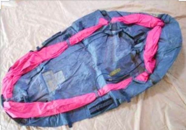 US ARMY LIFERAFT(緊急救命ラバーボート 一人乗用/ 実物・未使用