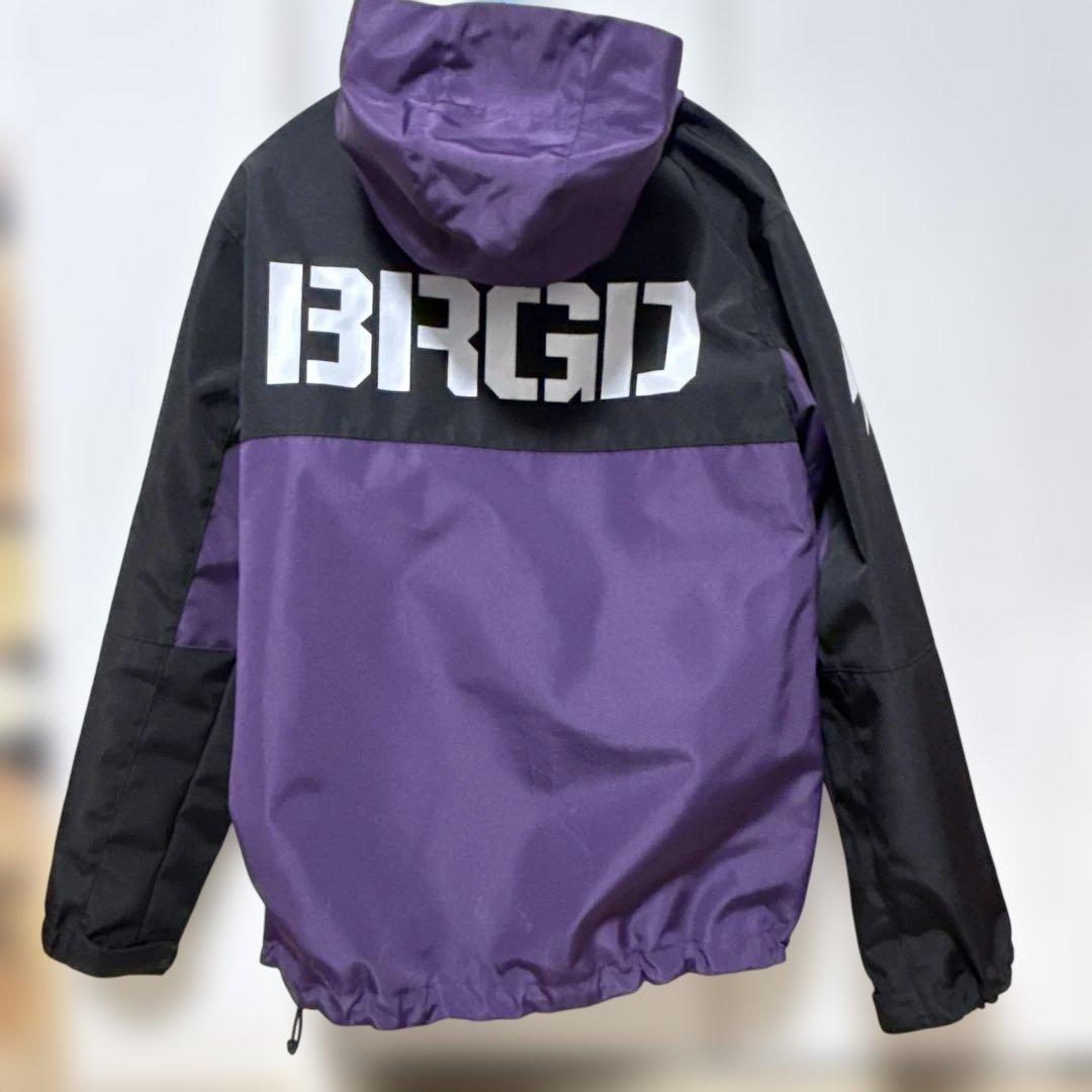 BRGD バスブリゲード　フィッシングジャケット 紫/黒