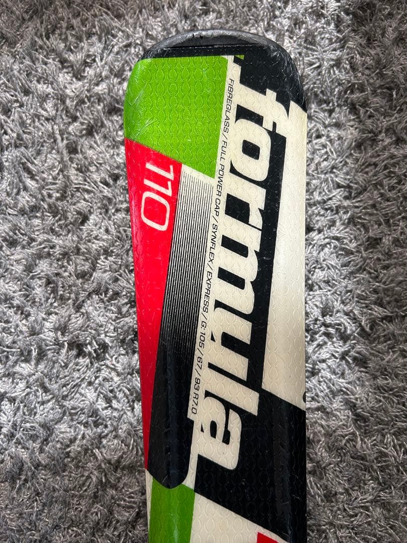 エラン 110cm スキーセット ブーツ21.5cm ストック付き