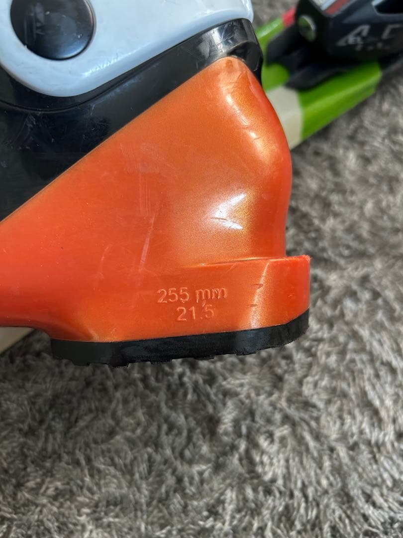 エラン 110cm スキーセット ブーツ21.5cm ストック付き