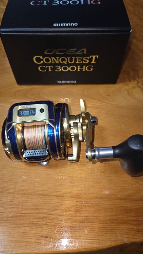 【値下げしました】シマノ 18オシアコンクエストCT 300HG 付属品付き