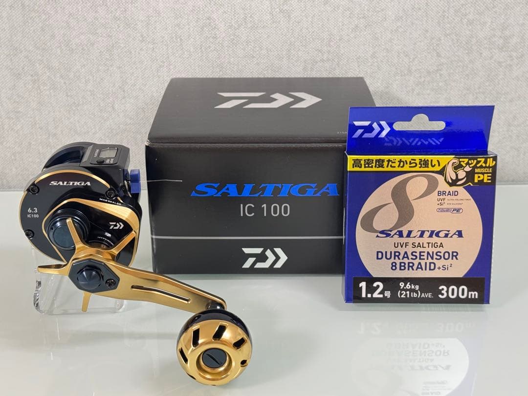 ダイワ ソルティガIC 100 (PEライン付き)