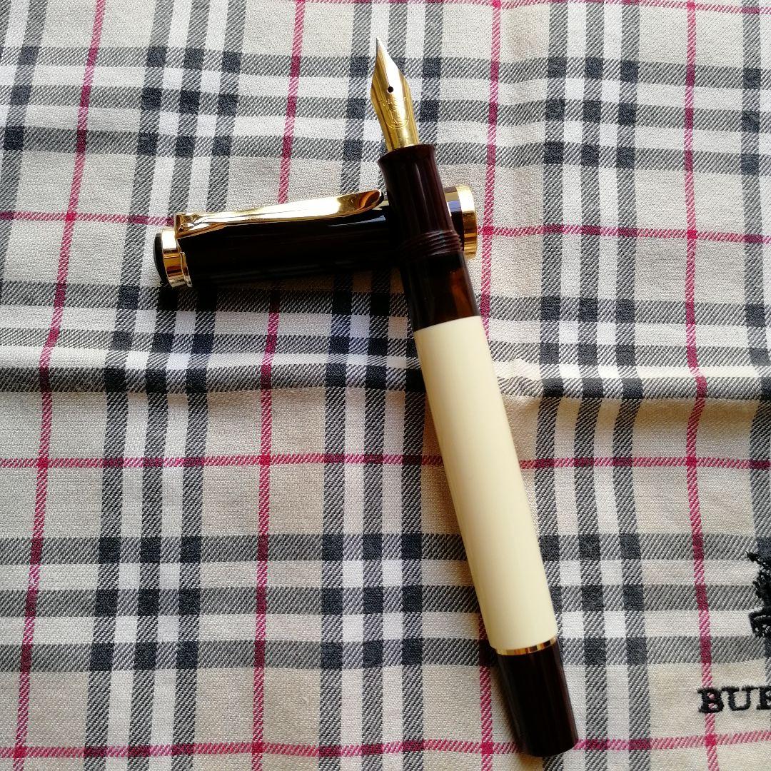 【稀少・美品】ペリカン万年筆　クラシックM200 カフェクリーム　特別生産品