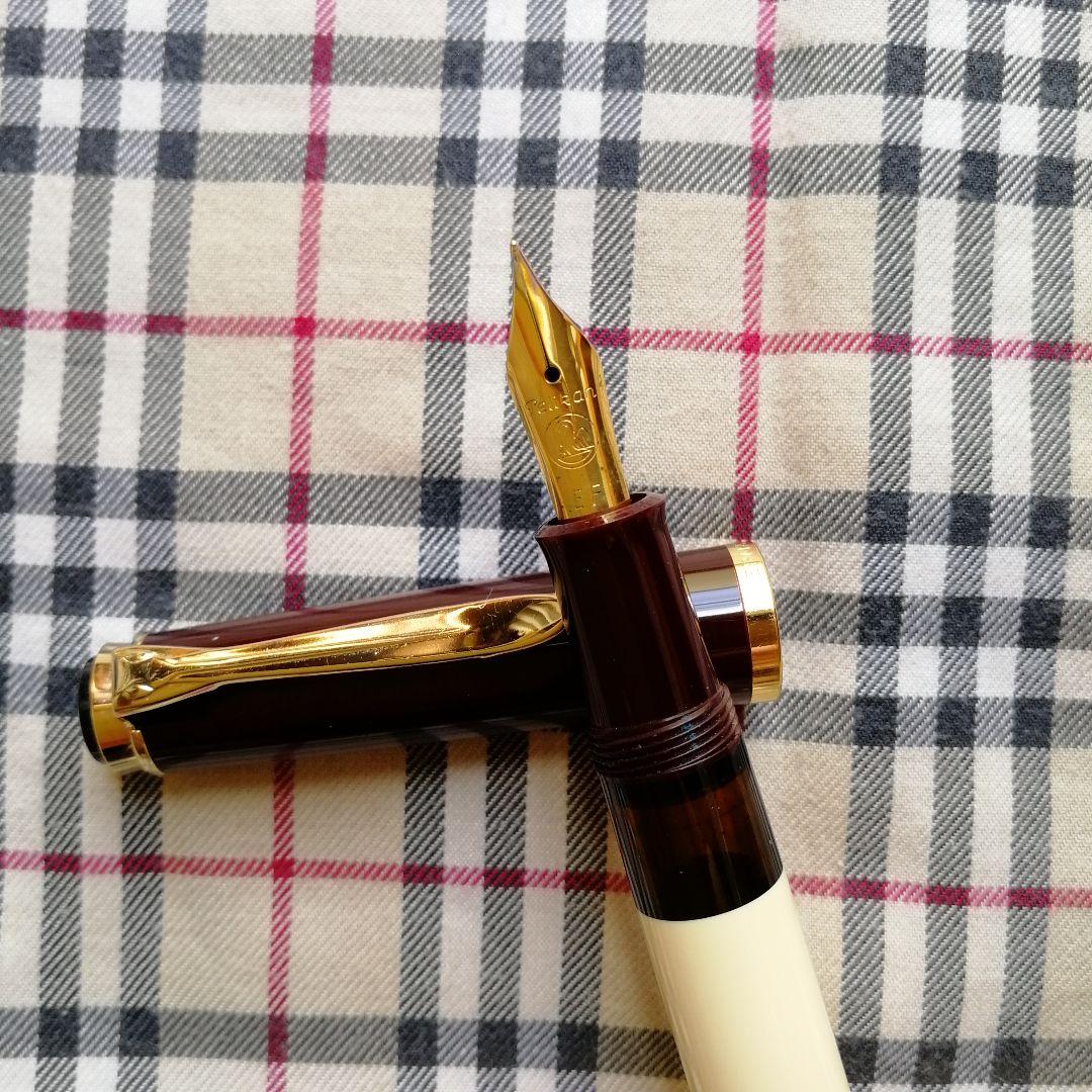 【稀少・美品】ペリカン万年筆　クラシックM200 カフェクリーム　特別生産品