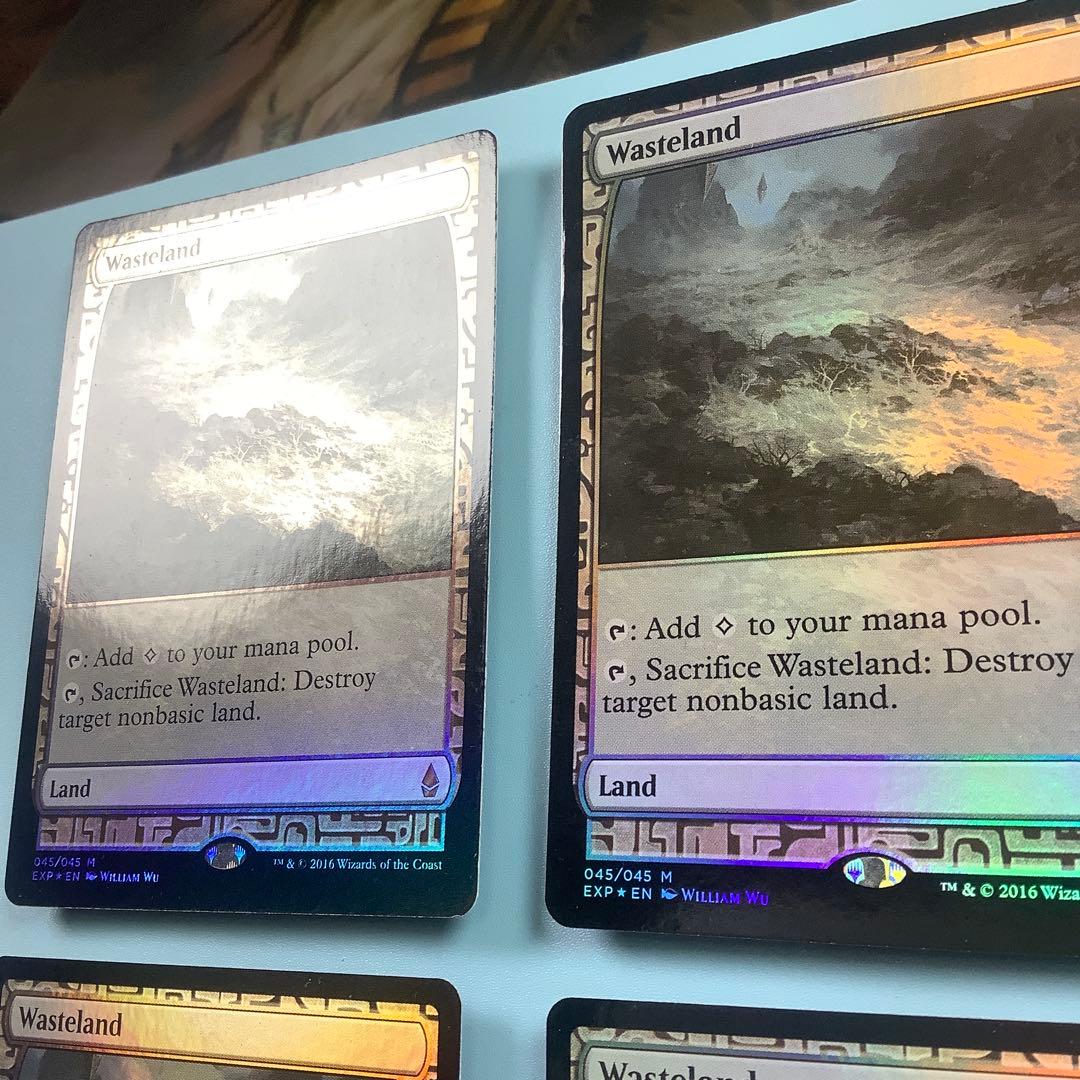 不毛の大地/Wasteland EXP英語foil4枚セット