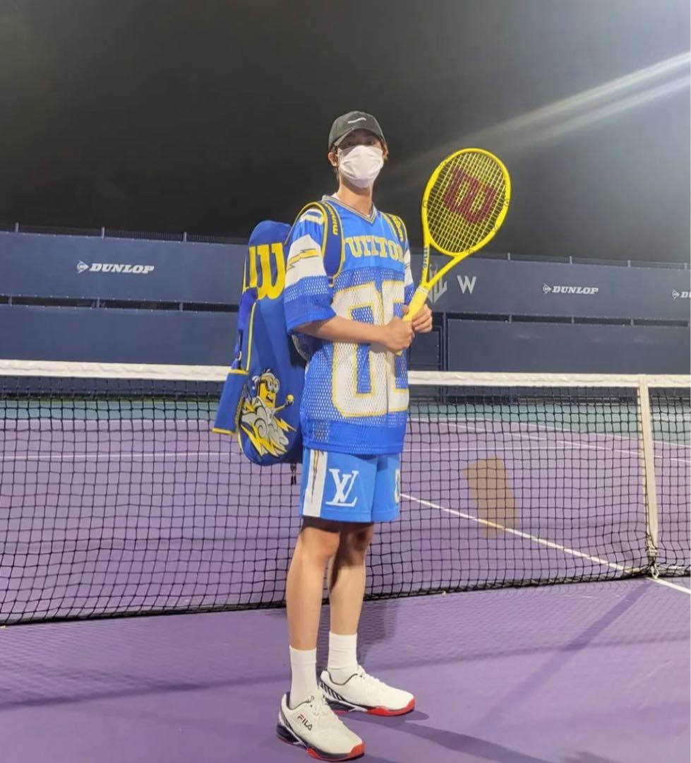 BTS JIN 愛用 ミニオンズ　ウィルソン　テニス　ラケットバッグ　新品　ジン