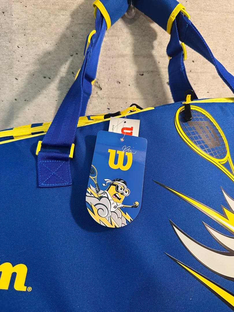 BTS JIN 愛用 ミニオンズ　ウィルソン　テニス　ラケットバッグ　新品　ジン