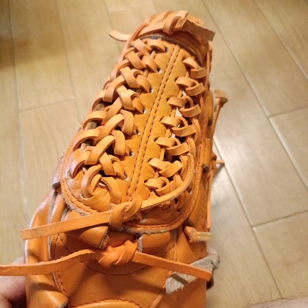 ザナックス藤川球児モデル プロX 右投げ用 グローブ オレンジ少年用