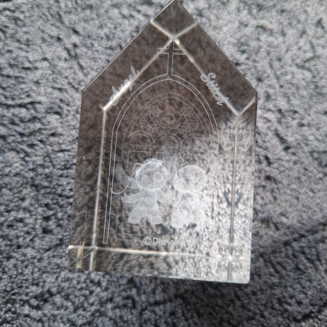 Disney Happy Wedding クリスタル装飾品リロ&スティッチ