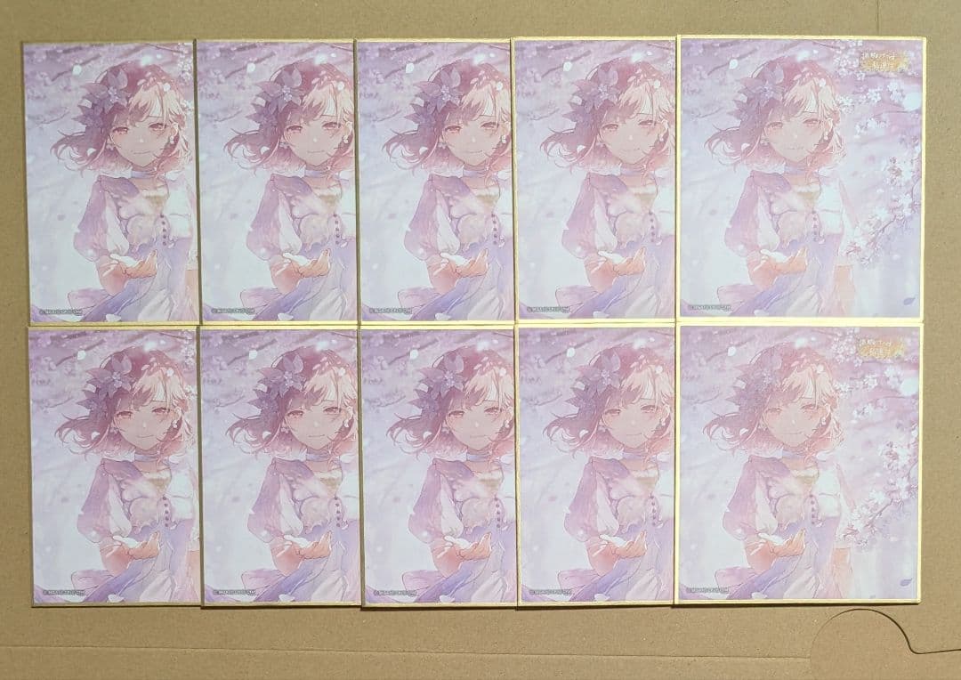 プロセカ 東雲絵名 ミニ色紙 53A 余花 特訓後 ニーゴ