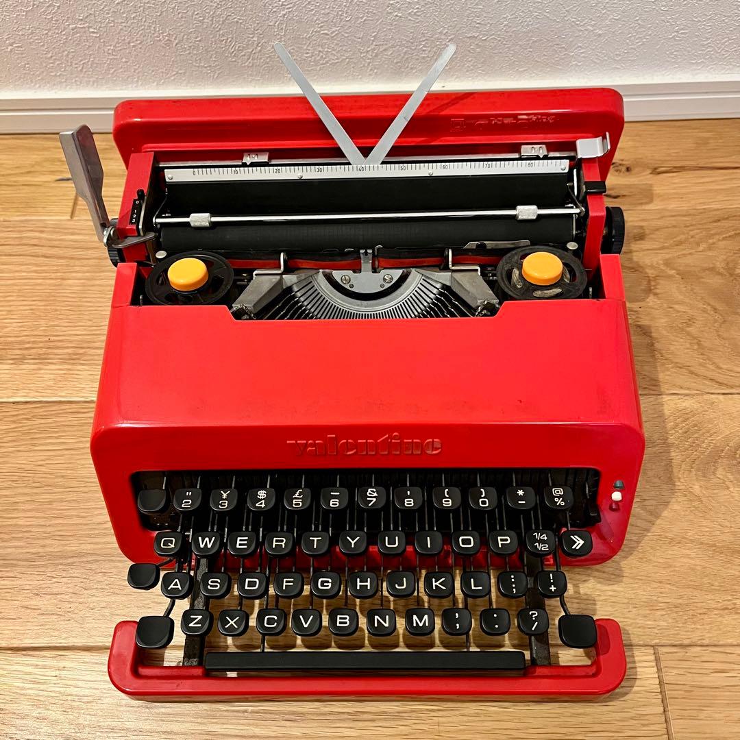 【昭和レトロ】オリベッティ タイプライター Valentine s バレンタイン