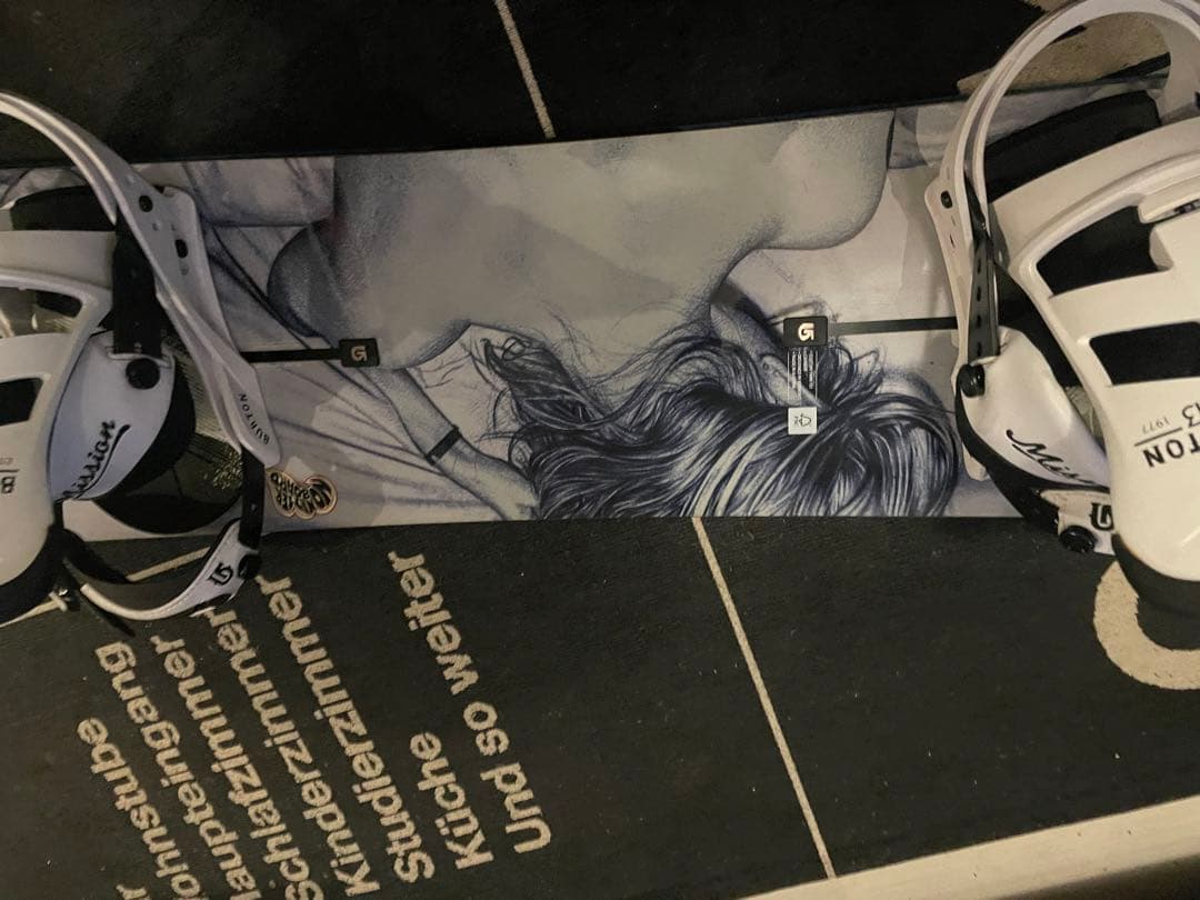 Burton custom 151cm バートンカスタム　ビンディングセット。